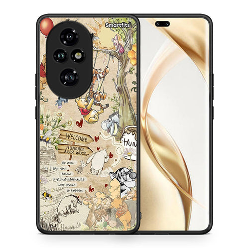 Θήκη Honor 200 Pro 5G Happy Friends από τη Smartfits με σχέδιο στο πίσω μέρος και μαύρο περίβλημα | Honor 200 Pro 5G Happy Friends case with colorful back and black bezels