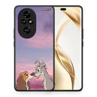 Thumbnail for Θήκη Honor 200 Pro 5G Lady And Tramp από τη Smartfits με σχέδιο στο πίσω μέρος και μαύρο περίβλημα | Honor 200 Pro 5G Lady And Tramp case with colorful back and black bezels