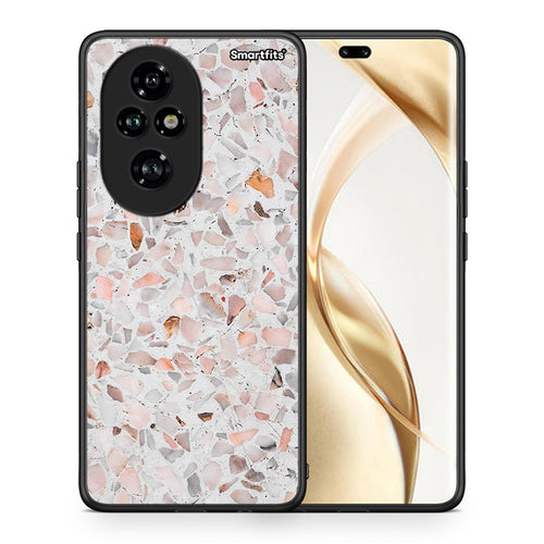 Θήκη Honor 200 Pro 5G Marble Terrazzo από τη Smartfits με σχέδιο στο πίσω μέρος και μαύρο περίβλημα | Honor 200 Pro 5G Marble Terrazzo case with colorful back and black bezels