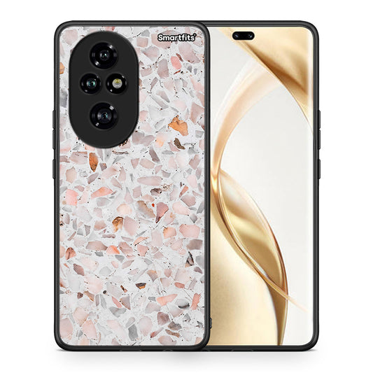 Θήκη Honor 200 Pro 5G Marble Terrazzo από τη Smartfits με σχέδιο στο πίσω μέρος και μαύρο περίβλημα | Honor 200 Pro 5G Marble Terrazzo case with colorful back and black bezels