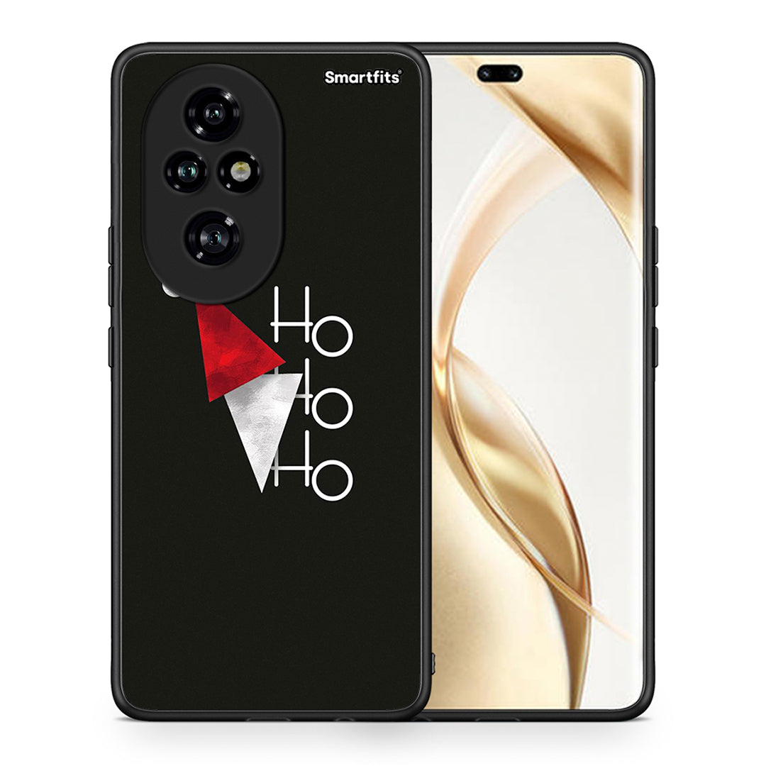 Θήκη Honor 200 Pro 5G Minimal Christmas από τη Smartfits με σχέδιο στο πίσω μέρος και μαύρο περίβλημα | Honor 200 Pro 5G Minimal Christmas case with colorful back and black bezels