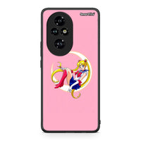 Thumbnail for Honor 200 Pro 5G Moon Girl θήκη από τη Smartfits με σχέδιο στο πίσω μέρος και μαύρο περίβλημα | Smartphone case with colorful back and black bezels by Smartfits