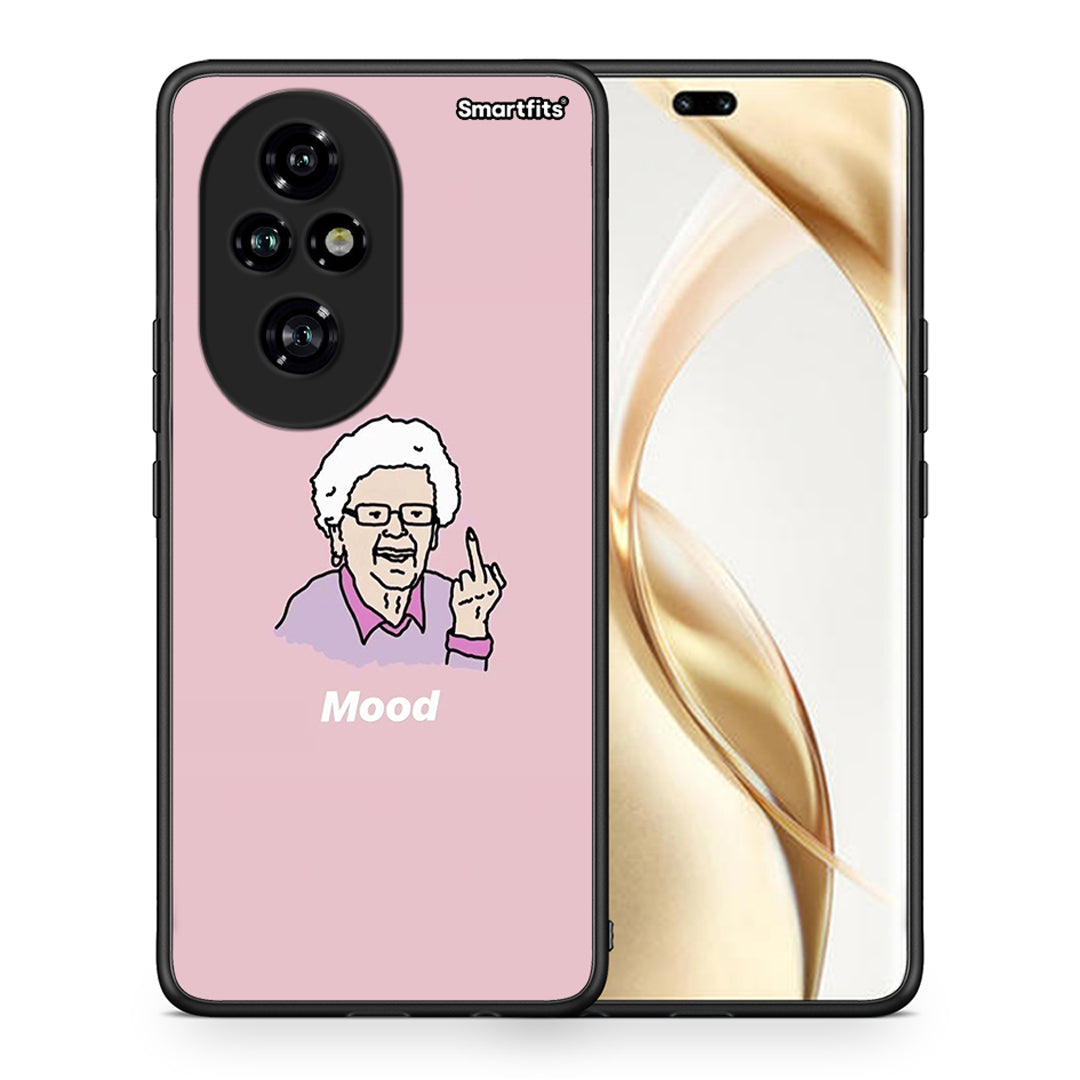 Θήκη Honor 200 Pro 5G Mood PopArt από τη Smartfits με σχέδιο στο πίσω μέρος και μαύρο περίβλημα | Honor 200 Pro 5G Mood PopArt case with colorful back and black bezels