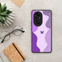 Thumbnail for Purple Mariposa - Honor 200 Pro 5G θήκη