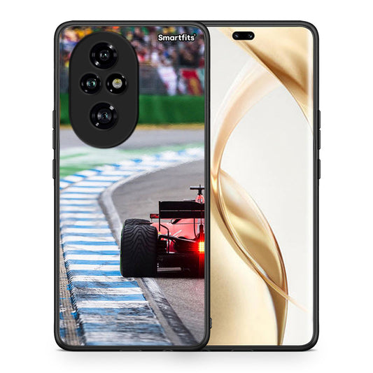 Θήκη Honor 200 Pro 5G Racing Vibes από τη Smartfits με σχέδιο στο πίσω μέρος και μαύρο περίβλημα | Honor 200 Pro 5G Racing Vibes case with colorful back and black bezels