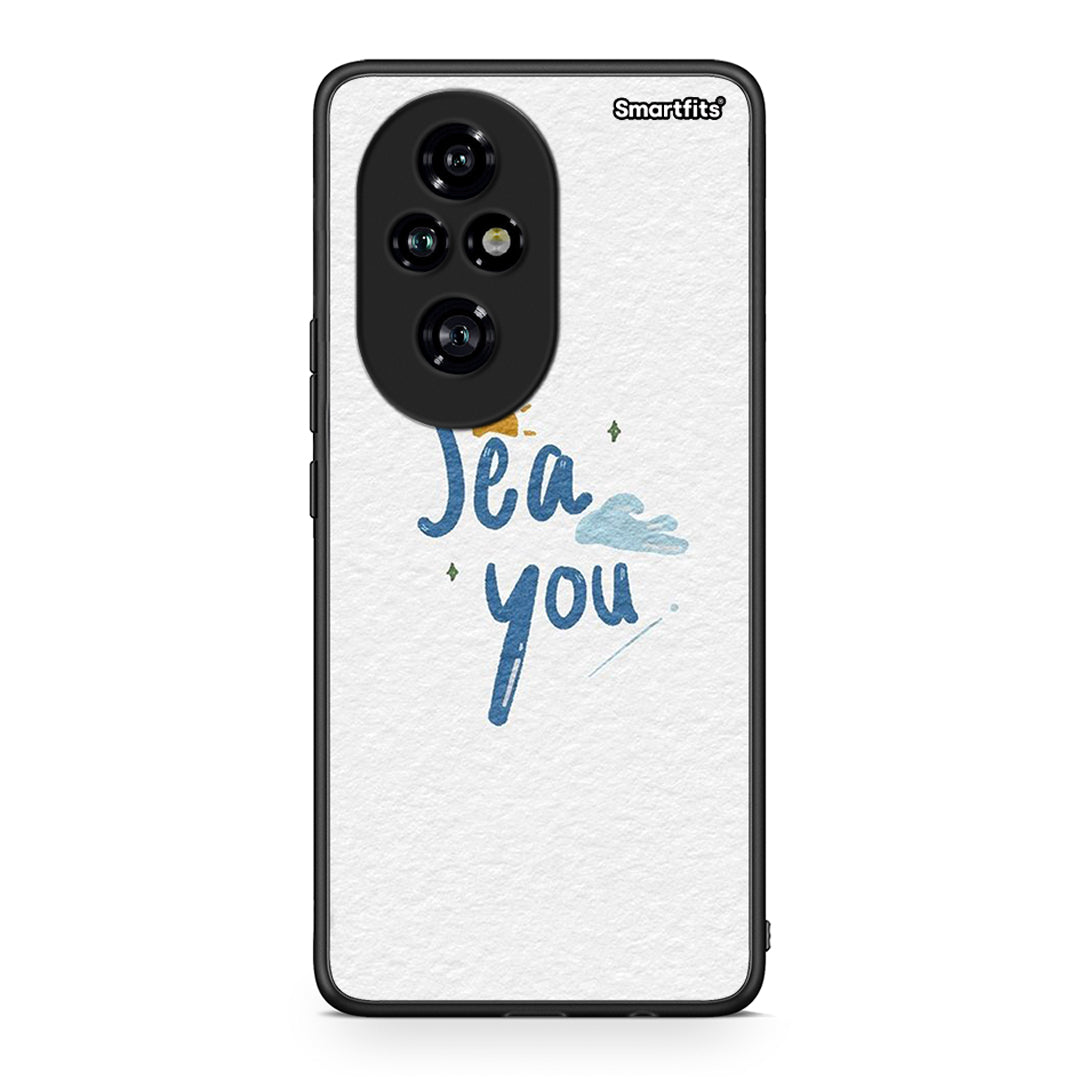 Honor 200 Pro 5G Sea You Θήκη από τη Smartfits με σχέδιο στο πίσω μέρος και μαύρο περίβλημα | Smartphone case with colorful back and black bezels by Smartfits