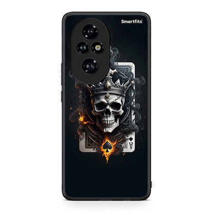 Honor 200 Pro 5G Skull King Ace θήκη από τη Smartfits με σχέδιο στο πίσω μέρος και μαύρο περίβλημα | Smartphone case with colorful back and black bezels by Smartfits