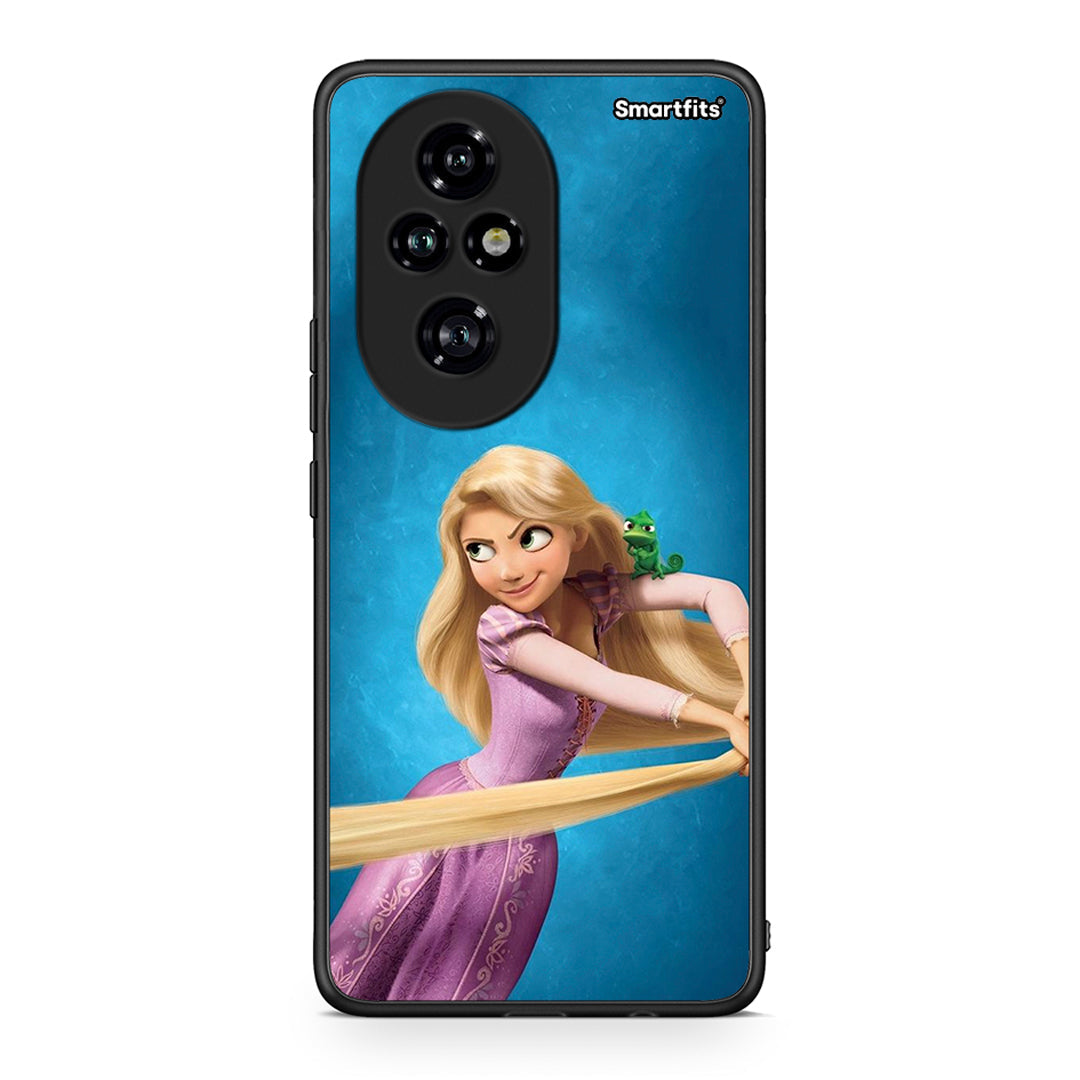 Honor 200 Pro 5G Tangled 2 Θήκη Αγίου Βαλεντίνου από τη Smartfits με σχέδιο στο πίσω μέρος και μαύρο περίβλημα | Smartphone case with colorful back and black bezels by Smartfits