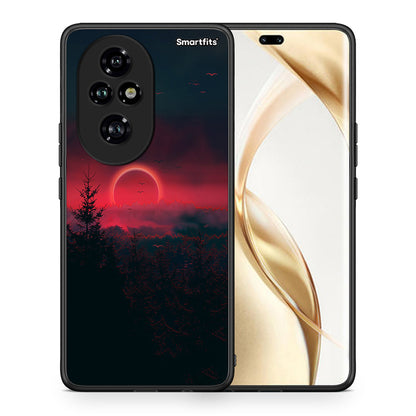 Θήκη Honor 200 Pro 5G Sunset Tropic από τη Smartfits με σχέδιο στο πίσω μέρος και μαύρο περίβλημα | Honor 200 Pro 5G Sunset Tropic case with colorful back and black bezels