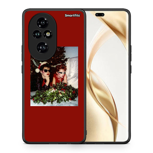 Θήκη Honor 200 Pro 5G Waiting For Xmas από τη Smartfits με σχέδιο στο πίσω μέρος και μαύρο περίβλημα | Honor 200 Pro 5G Waiting For Xmas case with colorful back and black bezels