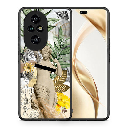 Θήκη Honor 200 Pro 5G Woman Statue από τη Smartfits με σχέδιο στο πίσω μέρος και μαύρο περίβλημα | Honor 200 Pro 5G Woman Statue case with colorful back and black bezels