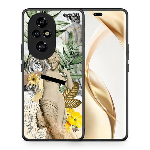 Θήκη Honor 200 Pro 5G Woman Statue από τη Smartfits με σχέδιο στο πίσω μέρος και μαύρο περίβλημα | Honor 200 Pro 5G Woman Statue case with colorful back and black bezels