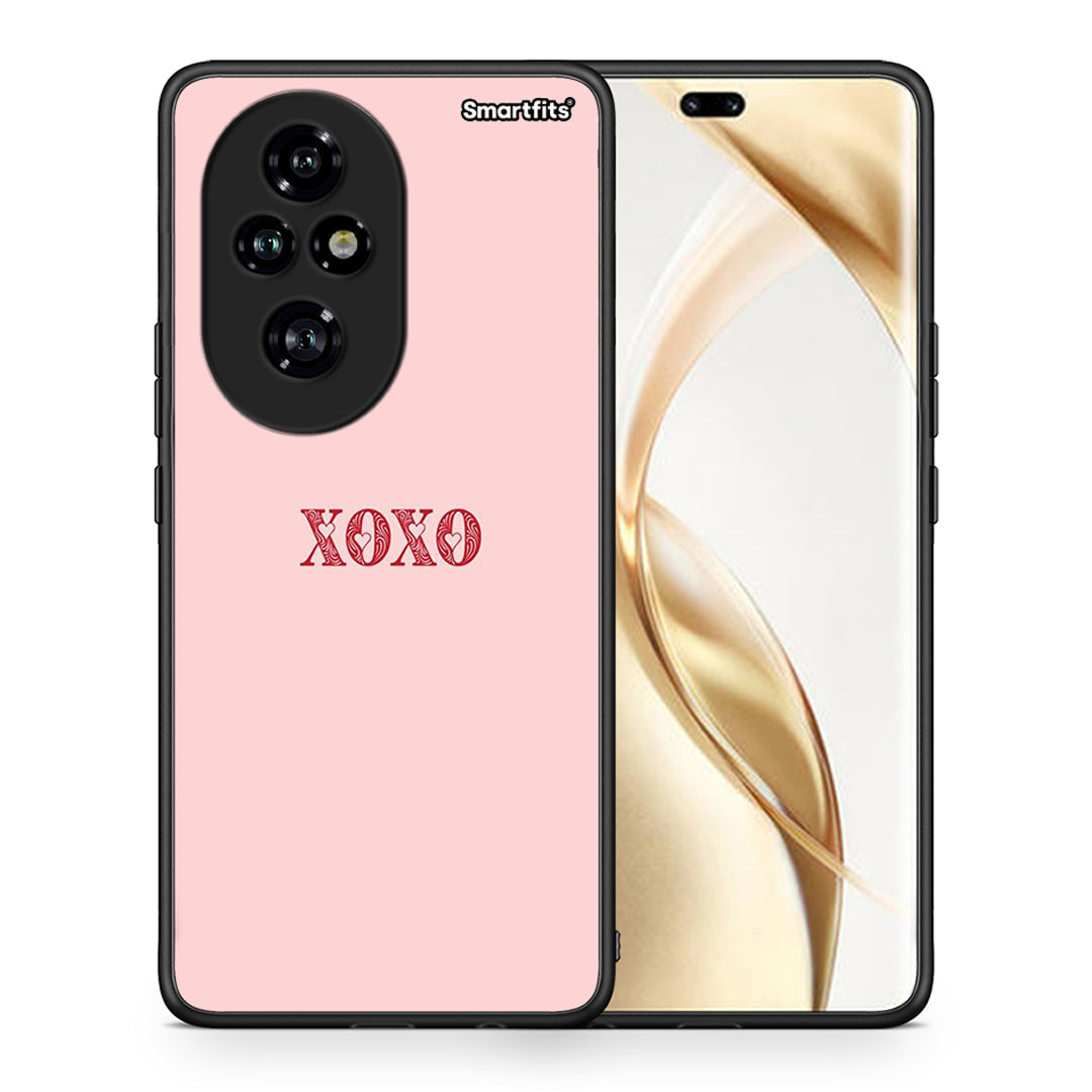 Θήκη Honor 200 Pro 5G XOXO Love από τη Smartfits με σχέδιο στο πίσω μέρος και μαύρο περίβλημα | Honor 200 Pro 5G XOXO Love case with colorful back and black bezels