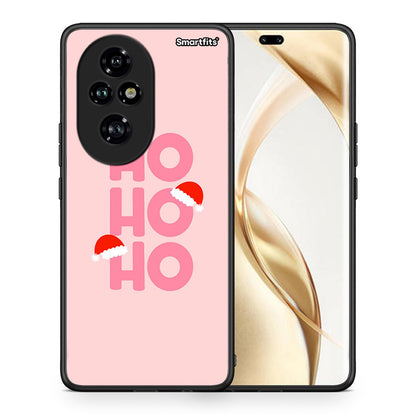 Θήκη Honor 200 Pro 5G Xmas Ho Ho Ho από τη Smartfits με σχέδιο στο πίσω μέρος και μαύρο περίβλημα | Honor 200 Pro 5G Xmas Ho Ho Ho case with colorful back and black bezels