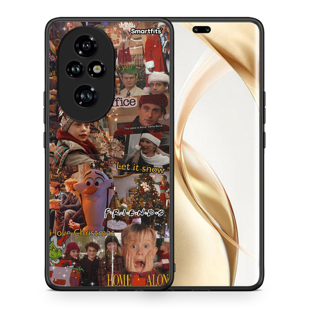 Θήκη Honor 200 Pro 5G Xmas Wishes από τη Smartfits με σχέδιο στο πίσω μέρος και μαύρο περίβλημα | Honor 200 Pro 5G Xmas Wishes case with colorful back and black bezels