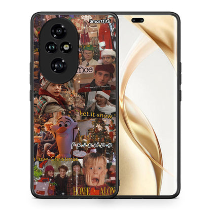 Θήκη Honor 200 Pro 5G Xmas Wishes από τη Smartfits με σχέδιο στο πίσω μέρος και μαύρο περίβλημα | Honor 200 Pro 5G Xmas Wishes case with colorful back and black bezels