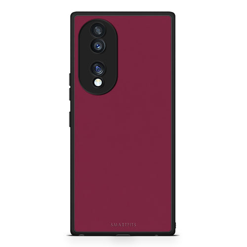 Θήκη Honor 70 5G Burgundy από τη Smartfits με σχέδιο στο πίσω μέρος και μαύρο περίβλημα | Honor 70 5G Burgundy case with colorful back and black bezels