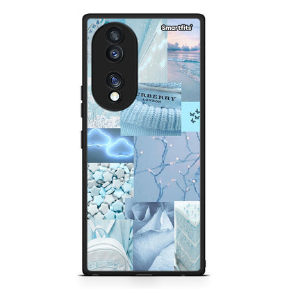 Θήκη Honor 70 5G Ciel Aesthetic Collage από τη Smartfits με σχέδιο στο πίσω μέρος και μαύρο περίβλημα | Honor 70 5G Ciel Aesthetic Collage Case with Colorful Back and Black Bezels