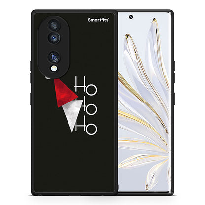 Θήκη Honor 70 5G Minimal Christmas από τη Smartfits με σχέδιο στο πίσω μέρος και μαύρο περίβλημα | Honor 70 5G Minimal Christmas Case with Colorful Back and Black Bezels