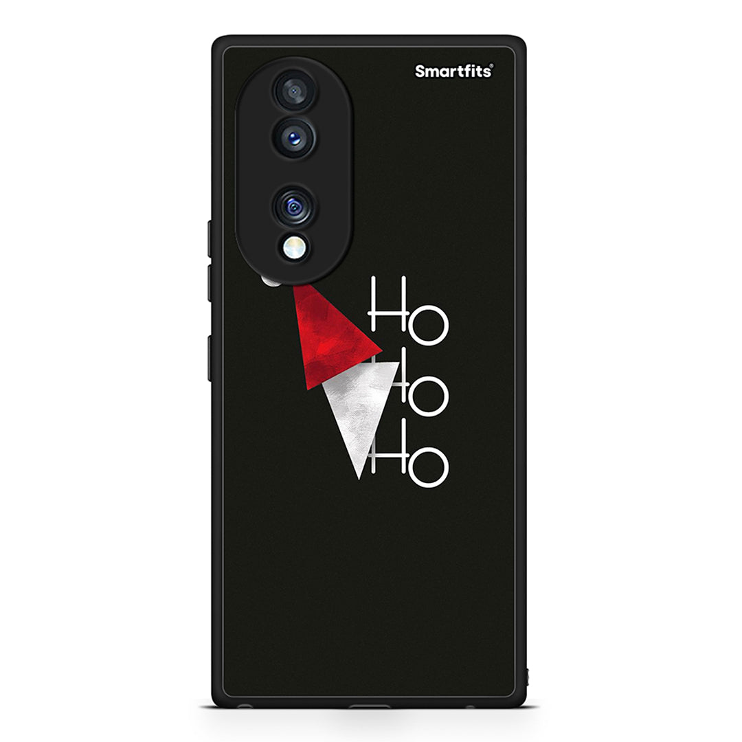 Θήκη Honor 70 5G Minimal Christmas από τη Smartfits με σχέδιο στο πίσω μέρος και μαύρο περίβλημα | Honor 70 5G Minimal Christmas Case with Colorful Back and Black Bezels