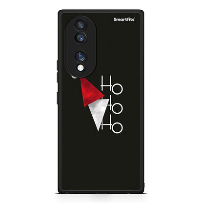 Θήκη Honor 70 5G Minimal Christmas από τη Smartfits με σχέδιο στο πίσω μέρος και μαύρο περίβλημα | Honor 70 5G Minimal Christmas Case with Colorful Back and Black Bezels