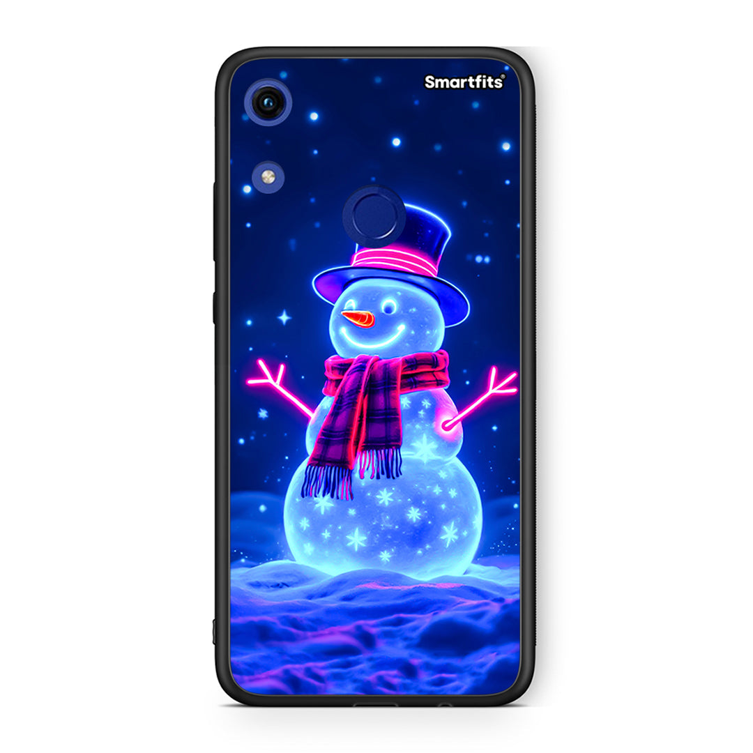 Christmas Neon Snowman - Honor 8A θήκη