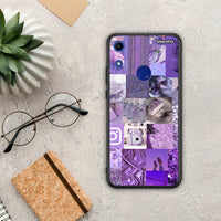 Thumbnail for Purple Aesthetic Collage - Honor 8A θήκη