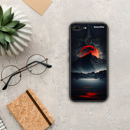 Red Full Moon - Honor 9 Lite θήκη