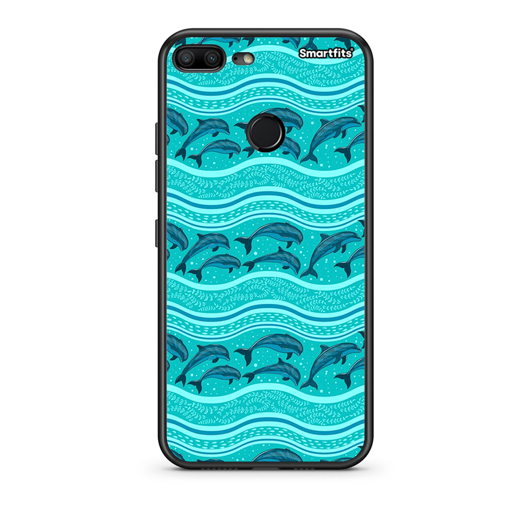 Swimming Dolphins - Honor 9 Lite θήκη