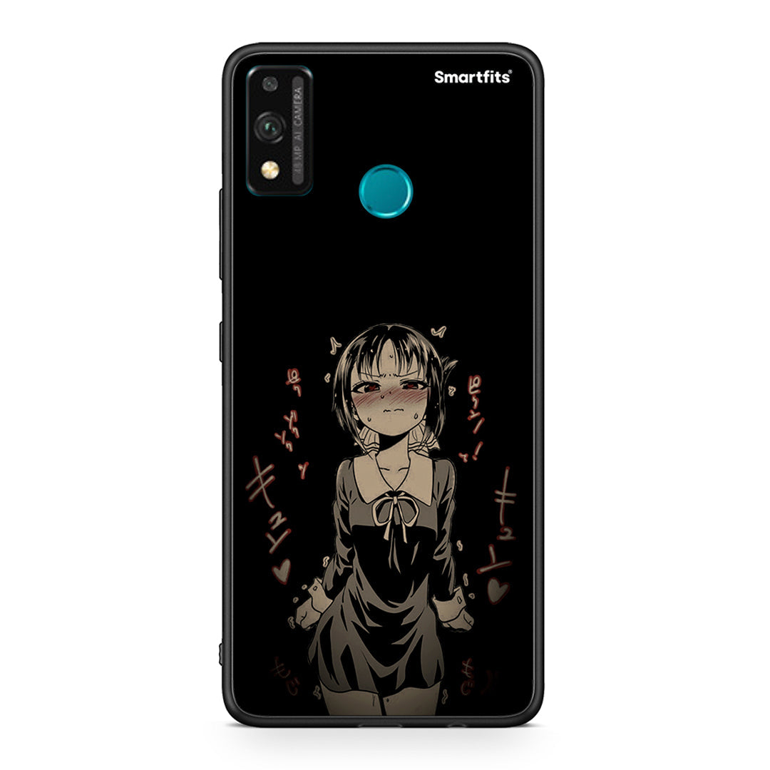 Honor 9X Lite Anime Girl θήκη από τη Smartfits με σχέδιο στο πίσω μέρος και μαύρο περίβλημα | Smartphone case with colorful back and black bezels by Smartfits