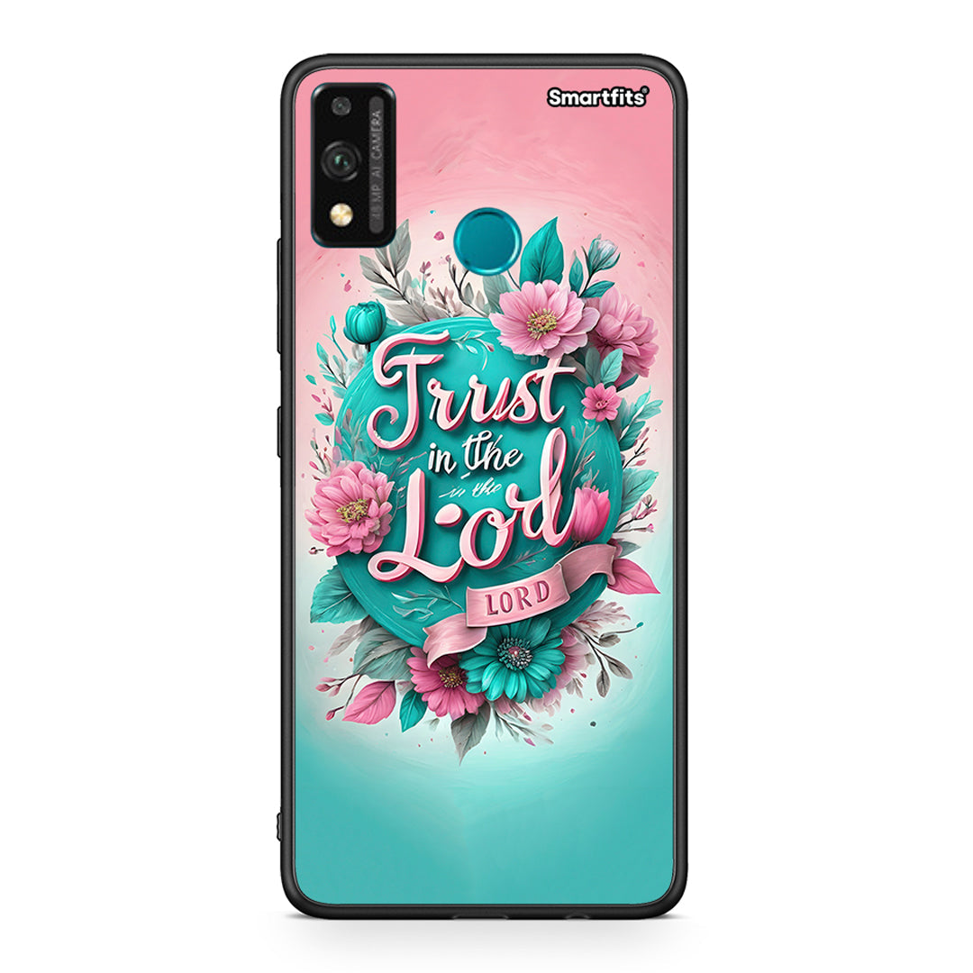 Honor 9X Lite Lord Trust θήκη από τη Smartfits με σχέδιο στο πίσω μέρος και μαύρο περίβλημα | Smartphone case with colorful back and black bezels by Smartfits