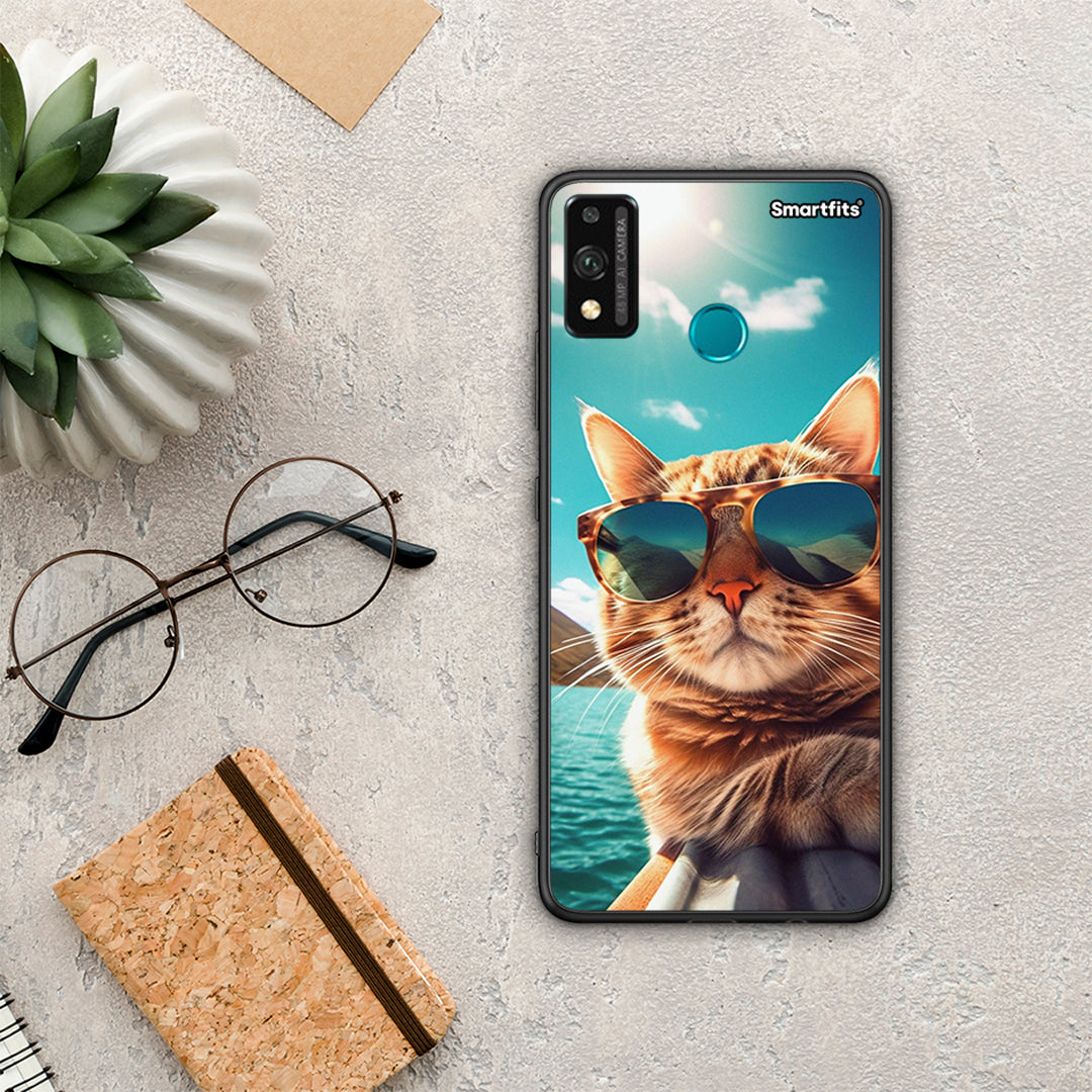 Summer Cat - Honor 9X Lite θήκη