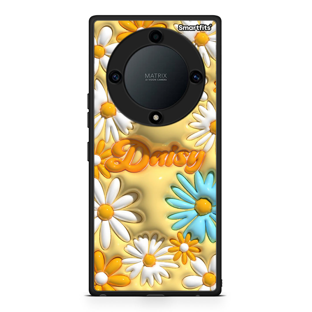 Θήκη Honor Magic5 Lite 5G / X9a Bubble Daisies από τη Smartfits με σχέδιο στο πίσω μέρος και μαύρο περίβλημα | Honor Magic5 Lite 5G / X9a Bubble Daisies Case with Colorful Back and Black Bezels