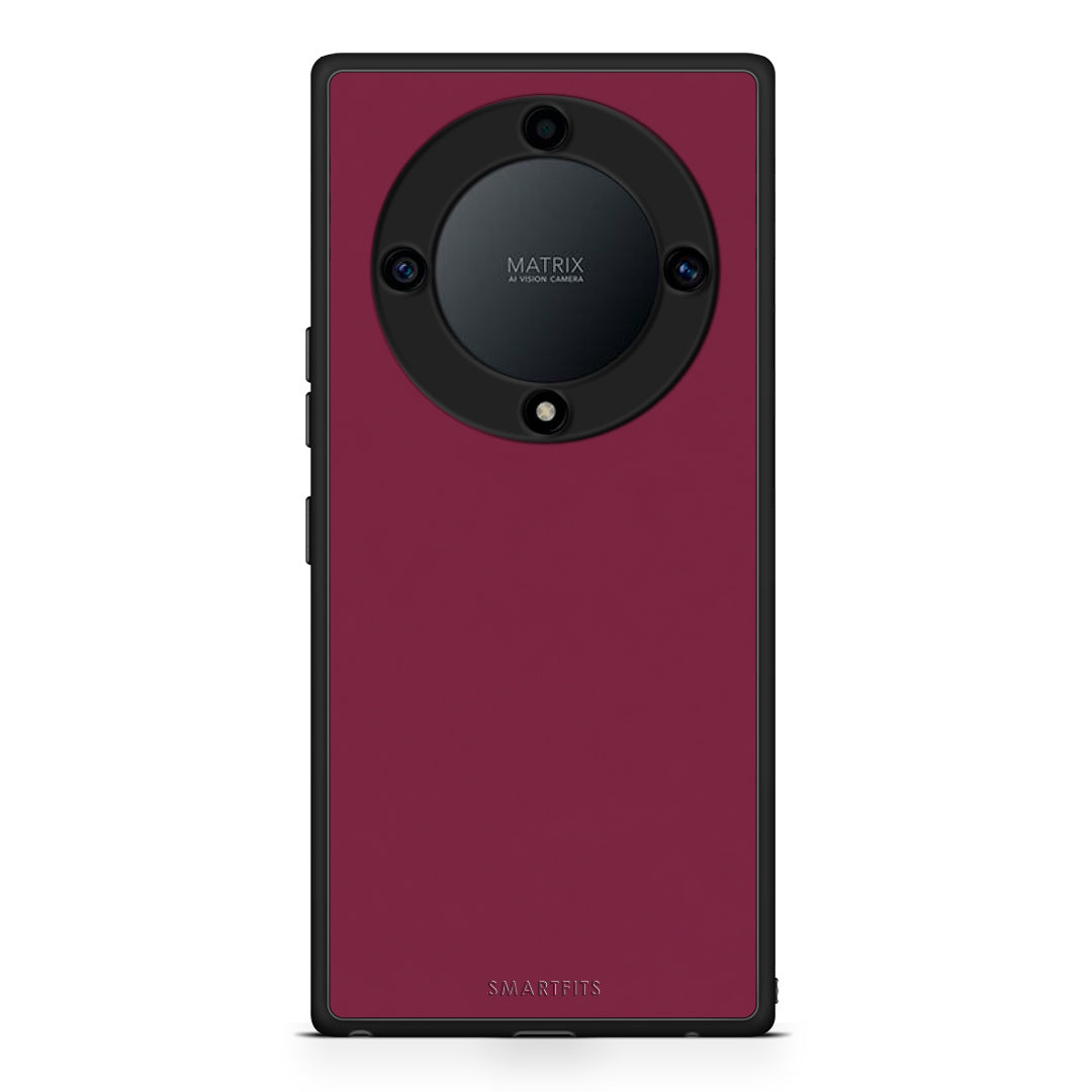 Θήκη Honor Magic5 Lite 5G / X9a Burgundy από τη Smartfits με σχέδιο στο πίσω μέρος και μαύρο περίβλημα | Honor Magic5 Lite 5G / X9a Burgundy case with colorful back and black bezels
