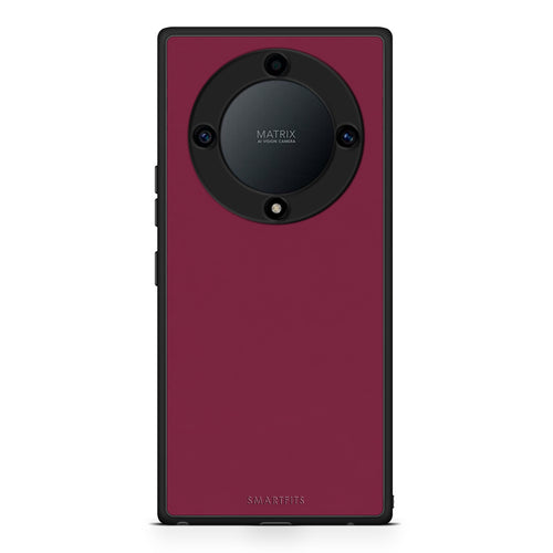 Θήκη Honor Magic5 Lite 5G / X9a Burgundy από τη Smartfits με σχέδιο στο πίσω μέρος και μαύρο περίβλημα | Honor Magic5 Lite 5G / X9a Burgundy case with colorful back and black bezels