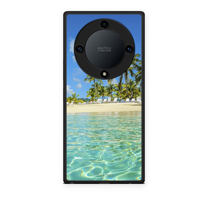 Θήκη Honor Magic5 Lite 5G / X9a Tropical Vibes από τη Smartfits με σχέδιο στο πίσω μέρος και μαύρο περίβλημα | Honor Magic5 Lite 5G / X9a Tropical Vibes case with colorful back and black bezels