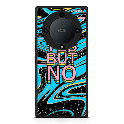 Θήκη Honor Magic5 Lite 5G / X9a Yes But No από τη Smartfits με σχέδιο στο πίσω μέρος και μαύρο περίβλημα | Honor Magic5 Lite 5G / X9a Yes But No Case with Colorful Back and Black Bezels