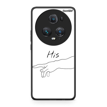 Honor Magic5 Pro Aeshetic Love 2 Θήκη Αγίου Βαλεντίνου από τη Smartfits με σχέδιο στο πίσω μέρος και μαύρο περίβλημα | Smartphone case with colorful back and black bezels by Smartfits