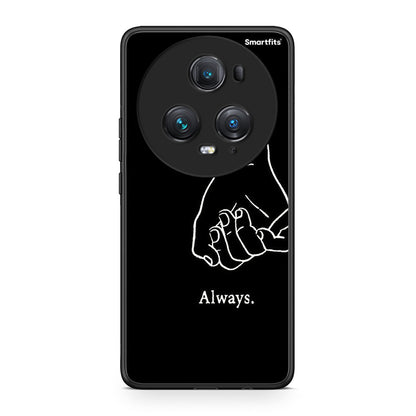 Honor Magic5 Pro Always & Forever 1 Θήκη Αγίου Βαλεντίνου από τη Smartfits με σχέδιο στο πίσω μέρος και μαύρο περίβλημα | Smartphone case with colorful back and black bezels by Smartfits
