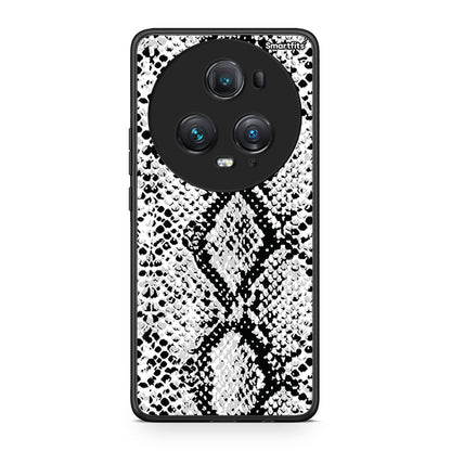 24 - Honor Magic5 Pro White Snake Animal case, cover, bumper