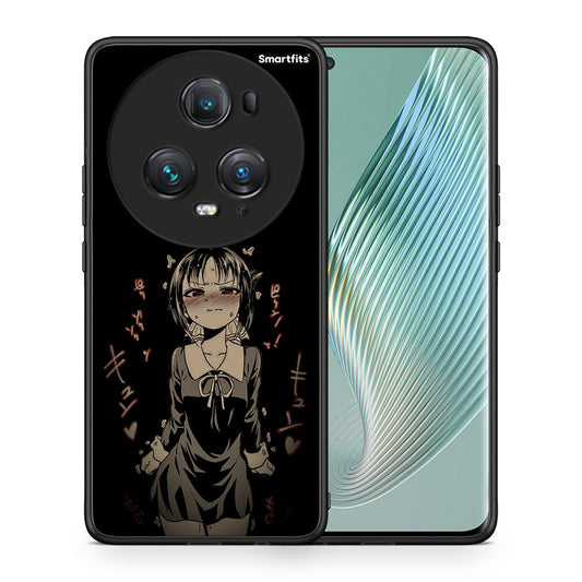 Θήκη Honor Magic5 Pro Anime Girl από τη Smartfits με σχέδιο στο πίσω μέρος και μαύρο περίβλημα | Honor Magic5 Pro Anime Girl case with colorful back and black bezels