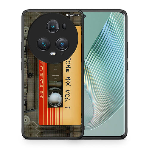 Θήκη Honor Magic5 Pro Awesome Mix από τη Smartfits με σχέδιο στο πίσω μέρος και μαύρο περίβλημα | Honor Magic5 Pro Awesome Mix case with colorful back and black bezels