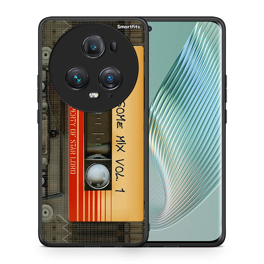 Θήκη Honor Magic5 Pro Awesome Mix από τη Smartfits με σχέδιο στο πίσω μέρος και μαύρο περίβλημα | Honor Magic5 Pro Awesome Mix case with colorful back and black bezels