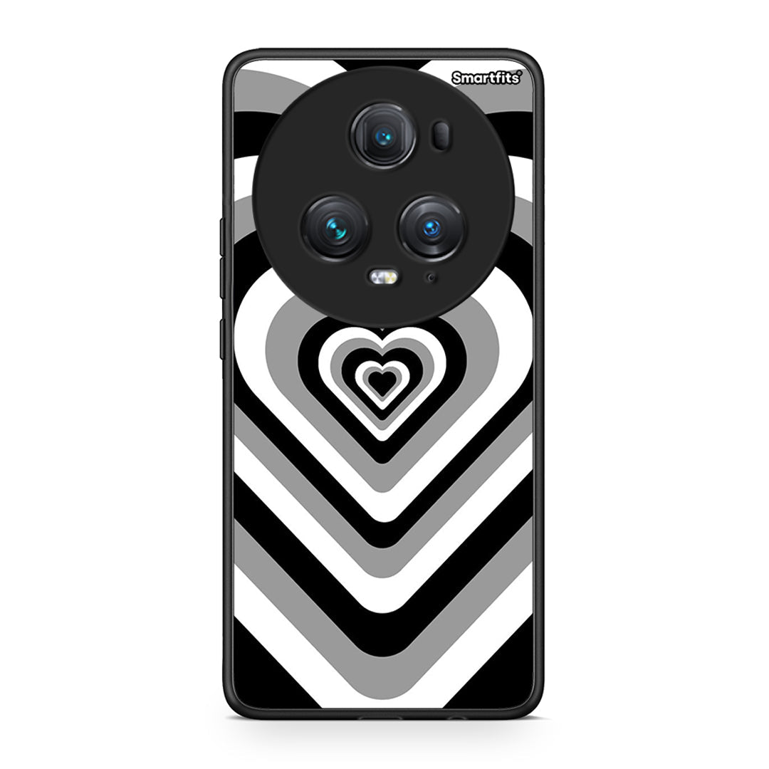 Honor Magic5 Pro Black Hearts θήκη από τη Smartfits με σχέδιο στο πίσω μέρος και μαύρο περίβλημα | Smartphone case with colorful back and black bezels by Smartfits