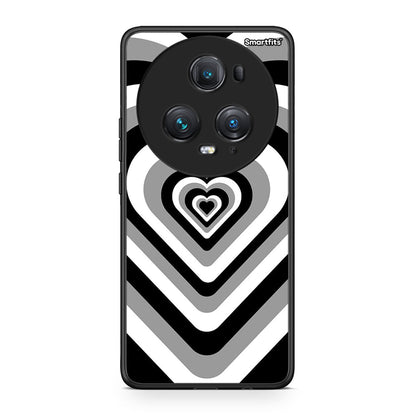 Honor Magic5 Pro Black Hearts θήκη από τη Smartfits με σχέδιο στο πίσω μέρος και μαύρο περίβλημα | Smartphone case with colorful back and black bezels by Smartfits