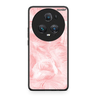 Thumbnail for 33 - Honor Magic5 Pro Pink Feather Boho case, cover, bumper