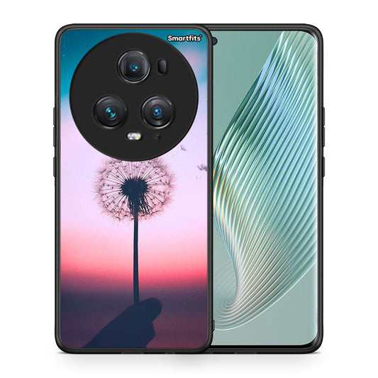 Θήκη Honor Magic5 Pro Wish Boho από τη Smartfits με σχέδιο στο πίσω μέρος και μαύρο περίβλημα | Honor Magic5 Pro Wish Boho case with colorful back and black bezels