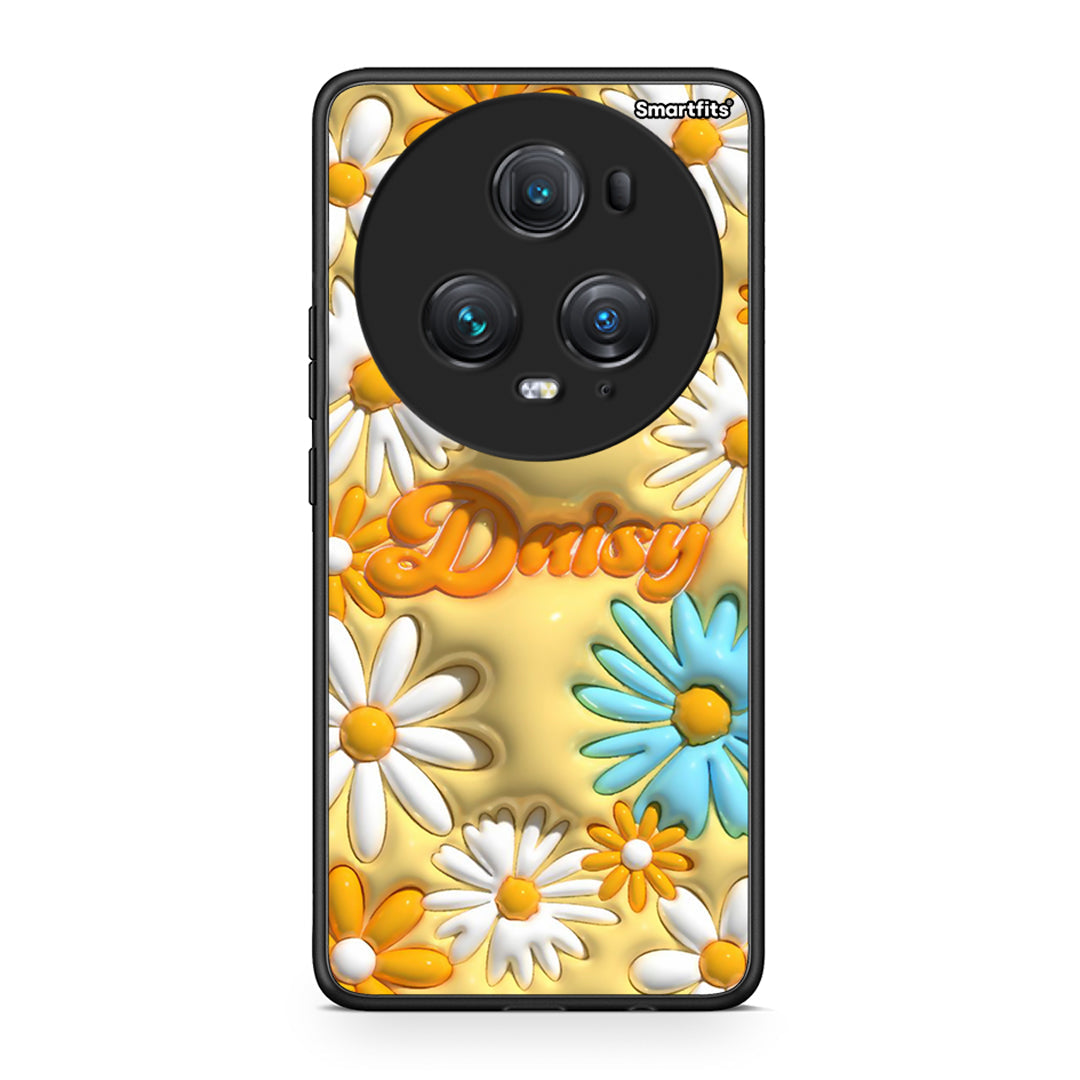 Honor Magic5 Pro Bubble Daisies θήκη από τη Smartfits με σχέδιο στο πίσω μέρος και μαύρο περίβλημα | Smartphone case with colorful back and black bezels by Smartfits