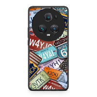 Thumbnail for Honor Magic5 Pro Car Plates θήκη από τη Smartfits με σχέδιο στο πίσω μέρος και μαύρο περίβλημα | Smartphone case with colorful back and black bezels by Smartfits
