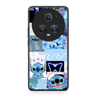 Thumbnail for Honor Magic5 Pro Collage Good Vibes Θήκη Αγίου Βαλεντίνου από τη Smartfits με σχέδιο στο πίσω μέρος και μαύρο περίβλημα | Smartphone case with colorful back and black bezels by Smartfits